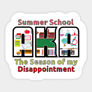 Summer School Sticker